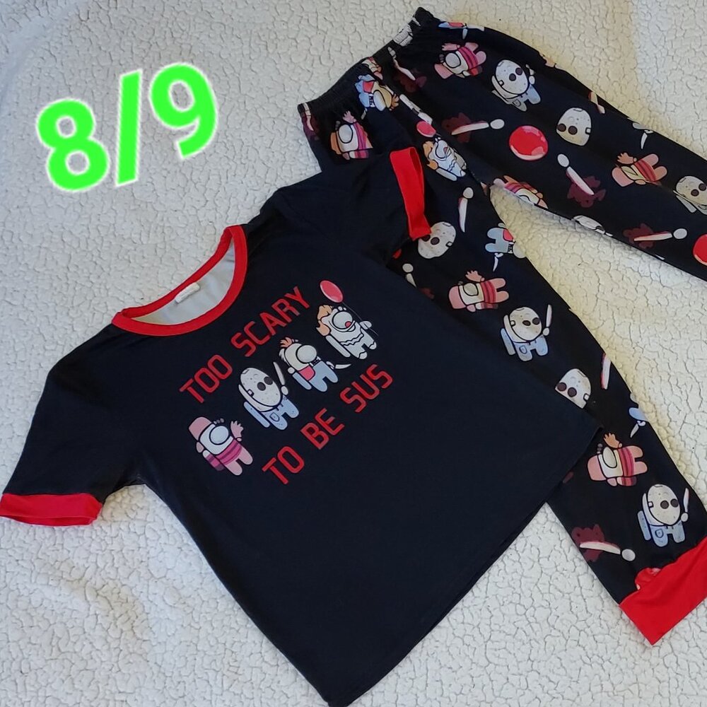 Horror guy Among us Pjs Size 8/9